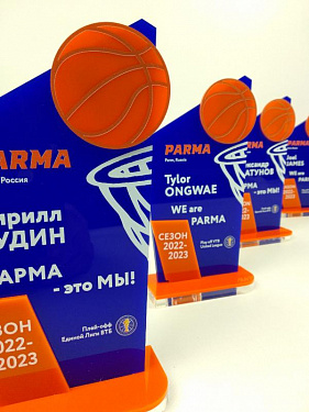 Призы акриловые «ПАРМА - это МЫ!» - «Фонд Развития Пермского Баскетбола «ПАРМА».  5
