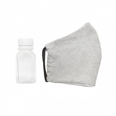Комплект СИЗ #2 (маска серая, антисептик, перчатки белые), упаковано в жестяную банку.  4