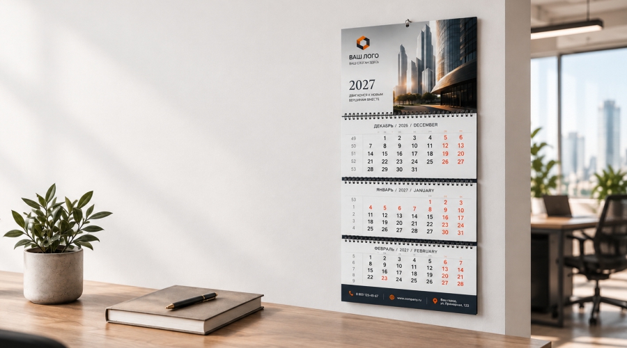 Календари на 2027 год