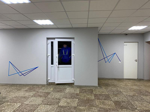 Оформление фойе 1 этажа офисного здания «МОСТООТРЯД 123».  �29