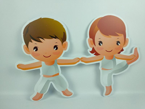 Таблички - Фигурные элементы «Танцующие дети» - «Детский сад № 305 - Танцевальный детский сад».  4