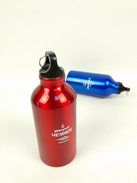 Бутылка алюминиевая «Oregon» с карабином - Теплоходная компания «ВолгаWolga» - «Большой МАЯК».  7