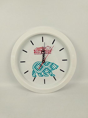 Часы настенные «ЭТНО МЕДВЕДЬ» - Теплоходная компания «ВолгаWolga» - «Большой МАЯК»