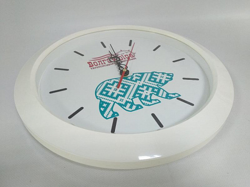 Часы настенные «ЭТНО МЕДВЕДЬ» - Теплоходная компания «ВолгаWolga» - «Большой МАЯК».  5