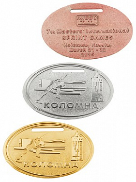 Эксклюзивные штампованные металлические медали.  10