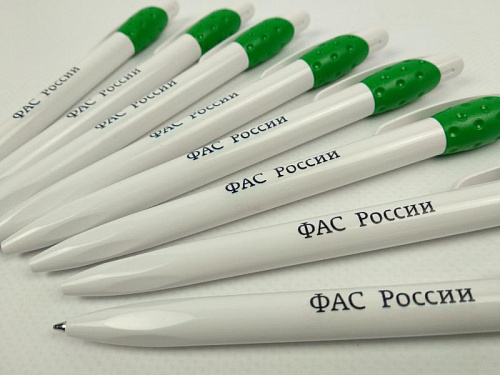 Ручка пластиковая шариковая - «ФАС России» - «Федеральная Антимонопольная Служба».  2