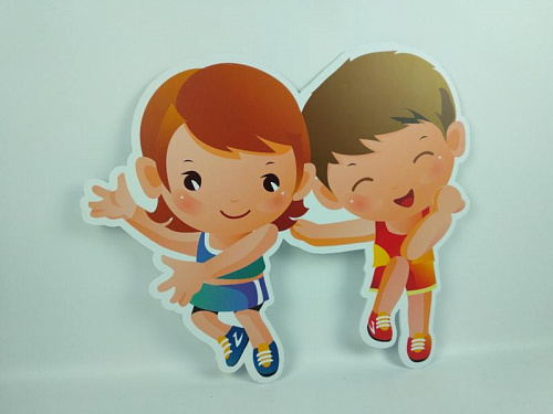 Таблички - Фигурные элементы «Танцующие дети» - «Детский сад № 305 - Танцевальный детский сад».  5